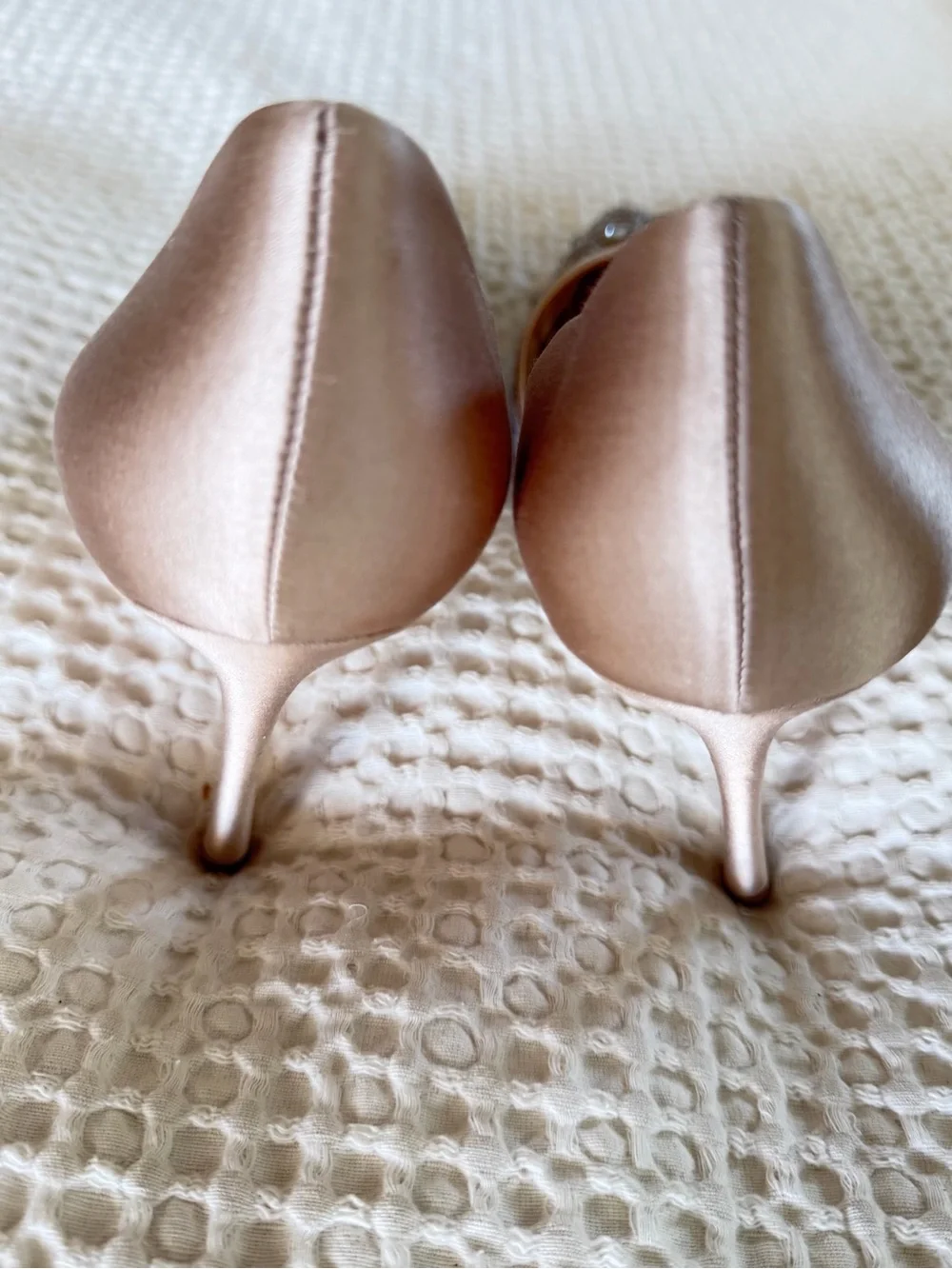 Badgley Mischka Marissa Crystal D’Orsay Pumps Heels 8.5
